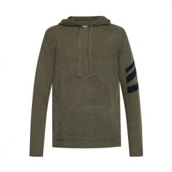 Zadig & Voltaire Clay Cashmere Hoodie Sweater Green