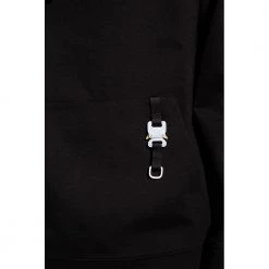 1017 ALYX 9SM Hoodie With Buckle Detail Black
